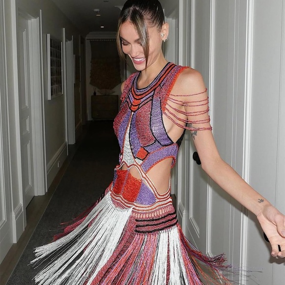 Andrea Almeida Lady open knit cut out dress - Picture 2 of 11